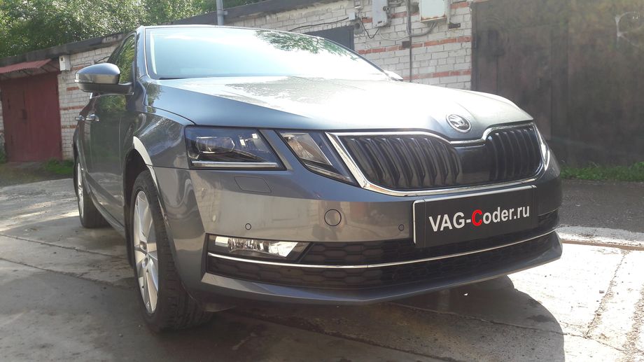 Skoda Octavia A7 FL-1,4TSI-DSG7-2020м/г - программная активация и кодирование скрытых заводских функций на Шкода Октавия А7 ФЛ в VAG-Coder.ru в Перми