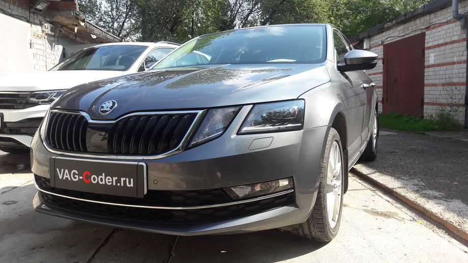 Skoda Octavia A7 FL-1,4TSI-DSG7-2020м/г - программная активация и кодирование скрытых заводских функций на Шкода Октавия А7 ФЛ в VAG-Coder.ru в Перми