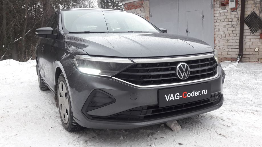 VW Polo Liftbeck-1,6MPI-АКПП6-2021м/г - обновление устаревшей прошивки автоматической коробки передач АКПП6 (AISIN AG6 G3) устраняющее дерганья, пинки, рывки, задержки и подвисания переключения передач до самой последней и актуальной заводской версии на Фольксваген Поло Лифтбек в VAG-Coder.ru в Перми