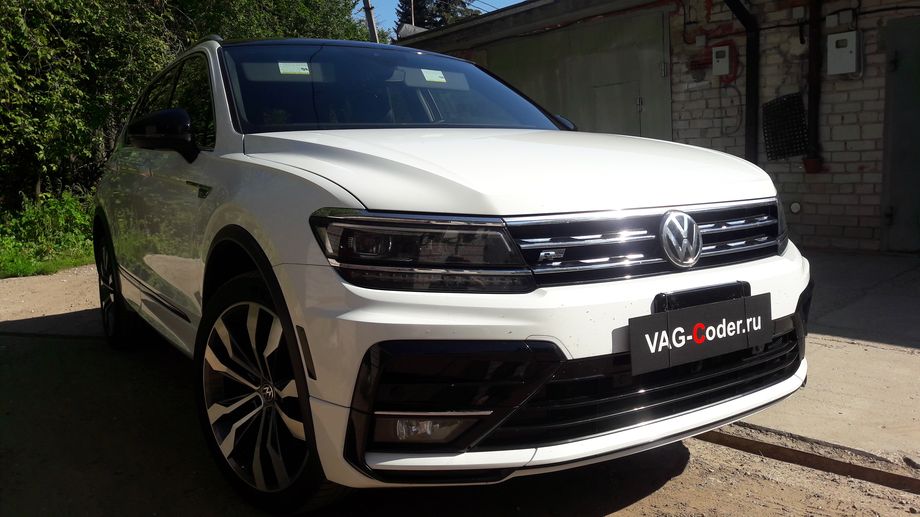 VW Tiguan AllSpace-2,0TSI-4х4-АКПП8-2019м/г - русификация штатной магнитолы с навигацией Discover Media MIB2,5 из USA в EU (добавлен русский язык), активация работы Навигации (разблокировка навигационных карт) в России, обновление навигационных карт Европа 2023 года (ECE 2023) на Фольксваген Тигуан Аллспейсс в VAG-Coder.ru в Перми