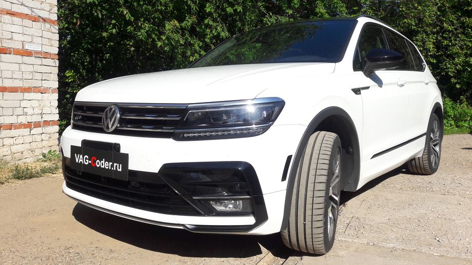 VW Tiguan AllSpace-2,0TSI-4х4-АКПП8-2019м/г - русификация штатной магнитолы с навигацией Discover Media MIB2,5 из USA в EU (добавлен русский язык), активация работы Навигации (разблокировка навигационных карт) в России, обновление навигационных карт Европа 2023 года (ECE 2023) на Фольксваген Тигуан Аллспейс в VAG-Coder.ru в Перми