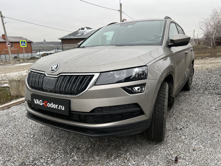 Skoda Karoq-1,4TSI-АКПП8-2021м/г - программное устранение ошибки и сбоя работы неисправного блока управления системы телематики (ошибки - SOS и Красная индикация Глонасс) и восстановление работы блока системы телематики, и обновление устаревшей прошивки блока управления модуля аварийного вызова и коммуникации Эра-Глонасс (OCUGen3High, 75-й блок) устраняющей самопроизвольный разряд АКБ в блоке Глонасс на Шкода Карок в VAG-Coder.ru в Ростове-на-Дону