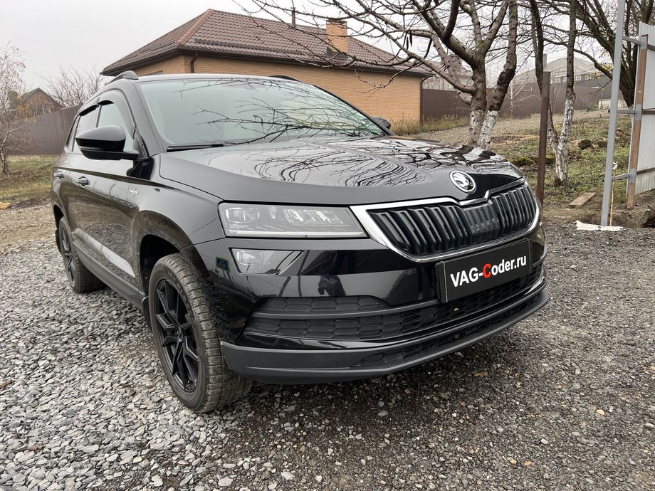 Skoda Karoq-1,4TSI-АКПП8-2022м/г - программное устранение ошибки и сбоя работы неисправного блока управления системы телематики (ошибки - SOS и Красная индикация Глонасс) и восстановление работы блока системы телематики, и обновление устаревшей прошивки блока управления модуля аварийного вызова и коммуникации Эра-Глонасс (OCUGen3High, 75-й блок) устраняющей самопроизвольный разряд АКБ в блоке Глонасс на Шкода Карок в VAG-Coder.ru в Ростове-на-Дону