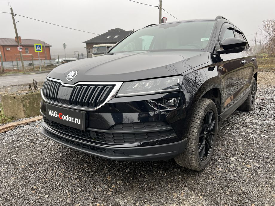 Skoda Karoq-1,4TSI-АКПП8-2022м/г - программное устранение ошибки и сбоя работы неисправного блока управления системы телематики (ошибки - SOS и Красная индикация Глонасс) и восстановление работы блока системы телематики, и обновление устаревшей прошивки блока управления модуля аварийного вызова и коммуникации Эра-Глонасс (OCUGen3High, 75-й блок) устраняющей самопроизвольный разряд АКБ в блоке Глонасс на Шкода Карок в VAG-Coder.ru в Ростове-на-Дону