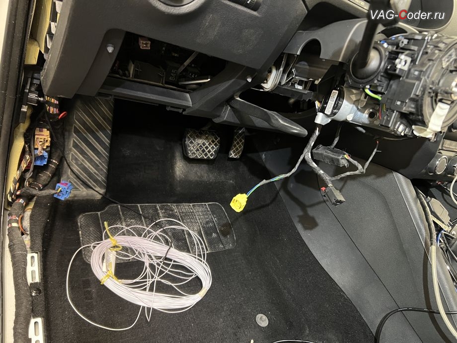 Skoda Octavia A7-2016м/г - изготовление и дотяжка жгута проводки для управления системы Круиз-контроля (GRA), доустановка и программная активация системы Круиз-контроля (GRA) на Шкода Октавия А7 в VAG-Coder.ru в Ростове-на-Дону