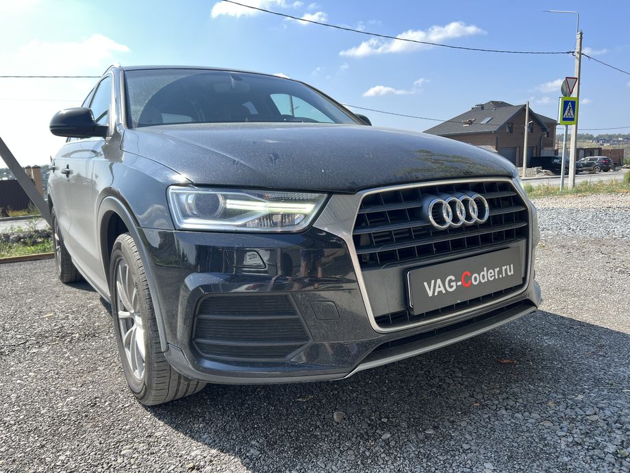 Audi Q3 FL-2,0TSI-4х4-DSG7-2016м/г - обновление устаревшей прошивки блока управления полного привода (устраняет проблему неправильного алгоритма работы Haldex) и перепрошивка руля в Passat B7-R-Line (динамическое изменение усилия затяжки руля с увеличением скорости) на Ауди Ку3 ФЛ в VAG-Coder.ru в Ростов-на-Дону