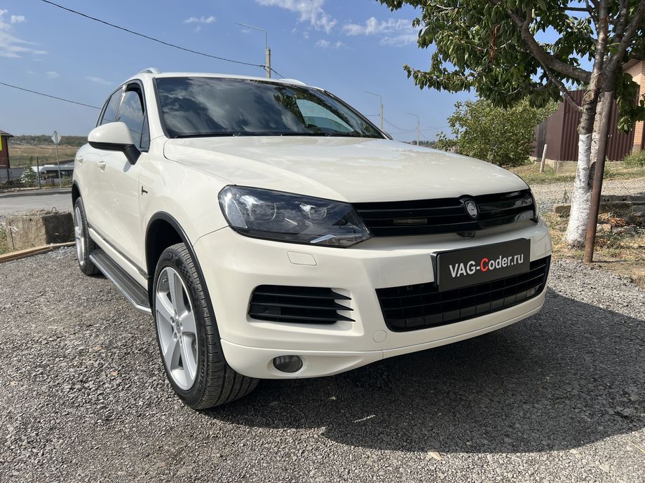 VW Touareg NF-3,6FSI-4х4-АКПП8-2011м/г - обновление устаревшей прошивки блока управления автоматической коробки передач АКПП8 (AL1000 AISIN) до самой последней и актуальной заводской версии, и программная активации и кодирование пакета скрытых заводских функций на Фольксваген Туарег НФ в VAG-Coder.ru в Ростове-на-Дону