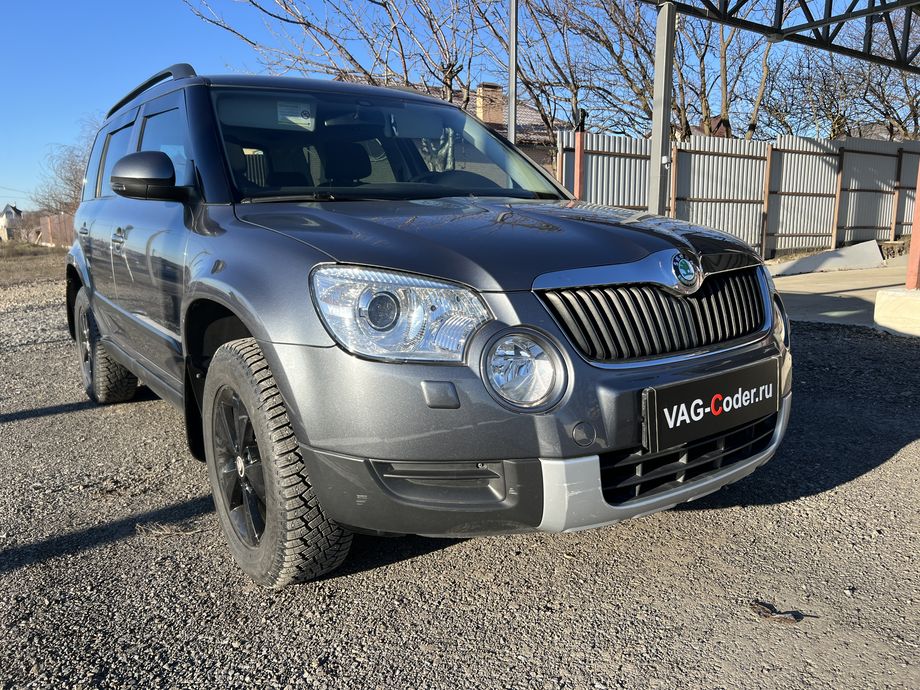 Skoda Yeti-1,8TSI-4х4-DSG6-2013м/г - доустановка OEM камеры заднего вида в ручке открытия двери багажника на Шкода Йети в VAG-Coder.ru в Ростове-на-Дону