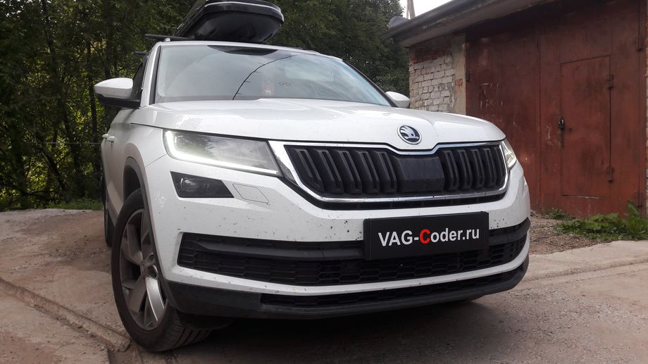 Skoda Kodiaq-2,0TDI(DBGC)-4х4-DSG7-2020м/г - комплексные работы по чип-тюнингу двигателя 2,0TDI(DBGC) и автоматической коробки передач DSG7(DQ500) от PetranVAG Tuned на Шкода Кодиак в VAG-Coder.ru в Перми