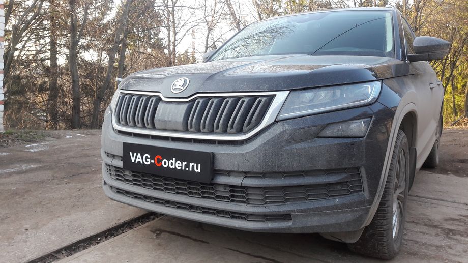 Skoda Kodiaq-2,0TDI(DBGC)-4х4-DSG7-2019м/г - комплексные работы по чип-тюнингу двигателя 2,0TDI(DBGC) до 190 л.с и 420 Нм и автоматической коробки передач DSG7(DQ500) от PetranVAG Tuned на Шкода Кодиак в VAG-Coder.ru в Перми