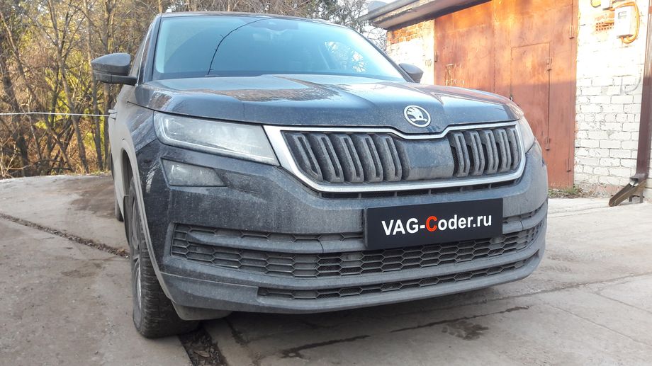 Skoda Kodiaq-2,0TDI(DBGC)-4х4-DSG7-2019м/г - комплексные работы по чип-тюнингу двигателя 2,0TDI(DBGC) до 190 л.с и 420 Нм и автоматической коробки передач DSG7(DQ500) от PetranVAG Tuned на Шкода Кодиак в VAG-Coder.ru в Перми