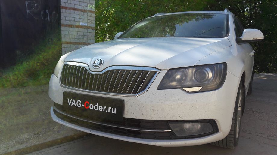 Skoda Superb-2,0TDI(CLJA)-DSG6-2015м/г - программное отключение клапана системы рециркуляции газов EGR от PetranVAG Tuned двигателя 2,0TDI(CLJA) и программная активация отображения скорости круиз-контроля (GRA) в панели приборов на Шкода Суперб в VAG-Coder.ru в Перми