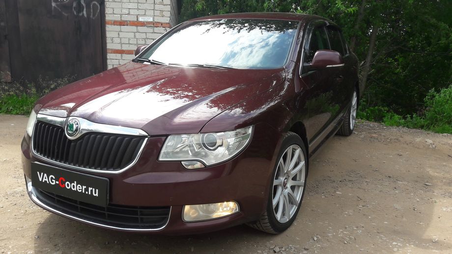 Skoda Superb-1,8TSI(CDAB)-DSG7-2010м/г - чип-тюнинг автоматической коробки передач DSG7 (DQ200) и перепрошивка руля в VAG-Coder.ru