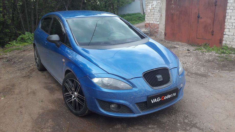 Seat Leon-1,8TSI(CDAA)-DSG7-2012м/г - чип-тюнинг PetranVAG Tuned, активация и кодирование скрытых функций, перепрошивка руля от VAG-Coder.ru