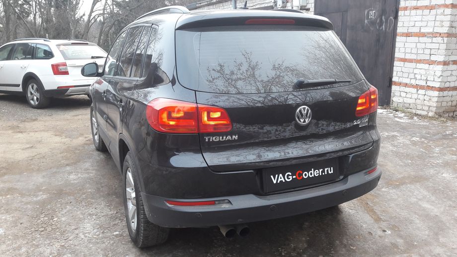 VW Tiguan-2,0TDI(CLJA)-4х4-АКПП6-2012м/г - мод EGRoff от PetranVAG Tuned, обновление прошивок блоков ABS и АКПП6, кодирование и активации скрытых функций от VAG-Coder.ru