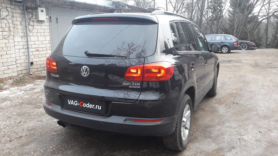 VW Tiguan-2,0TDI(CLJA)-4х4-АКПП6-2012м/г - мод EGRoff от PetranVAG Tuned, обновление прошивок блоков ABS и АКПП6, кодирование и активации скрытых функций от VAG-Coder.ru