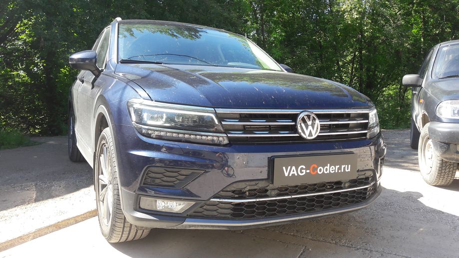 VW Tiguan NF-2,0TSI(CHHB)-4х4-DSG7-2018м/г - комплексные работы по чип-тюнингу двигателя 2,0TSI(CHHB) до 290 л.с и 440 Нм и автоматической коробки передач DSG7 (DQ500-MQB) от PetranVAG Tuned на Фольксваген Тигуан НФ в VAG-Coder.ru в Перми