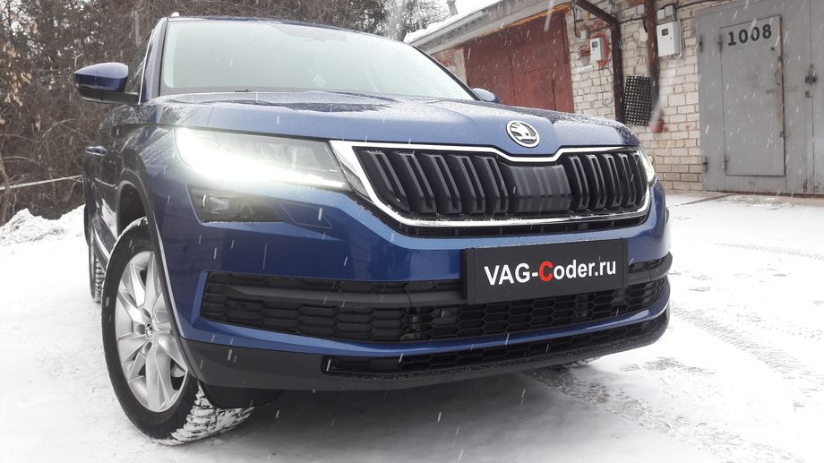 Skoda Kodiaq-2,0TDI(DBGC)-4х4-DSG7-2021м/г - комплексные работы по доустановке оригинальной заводской системы прямого контроля давления в шинах RDKS, и чип-тюнингу двигателя 2,0TDI(DBGC) до 190 л.с и 420 Нм от PetranVAG Tuned на Шкода Кодиак в VAG-Coder.ru в Перми