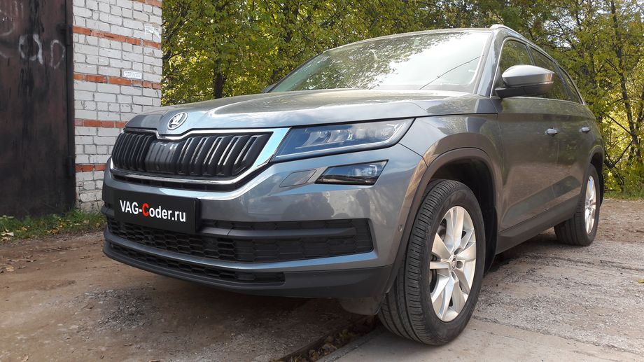 Skoda Kodiaq-2,0TDI(DBGC)-4х4-DSG7-2021м/г - комплексные работы по чип-тюнингу двигателя 2,0TDI(DBGC) до 180 л.с и 420 Нм и автоматической коробки передач DSG7(DQ500) от PetranVAG Tuned на Шкода Кодиак в VAG-Coder.ru в Перми