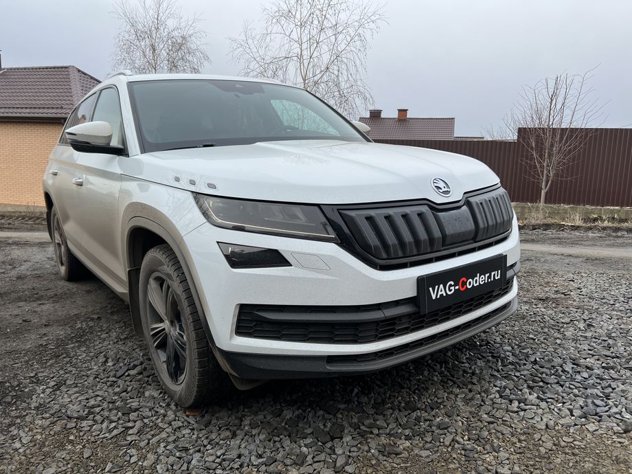 Skoda Kodiaq-2,0TDI(DBGC)-4х4-DSG7-2021м/г - обновление устаревших прошивок блоков управления - автоматической коробки передач DSG7 (DQ500-MQB) и блока управления магнитолы MIB3, и чип-тюнинг двигателя 2,0TDI(DBGC) до 180 л.с и 420 Нм от PetranVAG Tuned на Шкода Кодиак в VAG-Coder.ru в Ростове-на-Дону