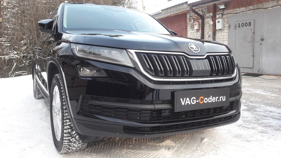 Skoda Kodiaq-2,0TDI(DBGC)-4х4-DSG7-2020м/г - комплексные работы по доустановке оригинальной заводской системы прямого контроля давления в шинах RDKS, чип-тюнингу двигателя 2,0TDI(DBGC) до 190 л.с и 420 Нм и автоматической коробки передач DSG7(DQ500) от PetranVAG Tuned на Шкода Кодиак в VAG-Coder.ru в Перми