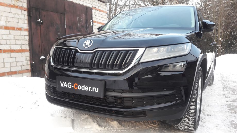 Skoda Kodiaq-2,0TDI(DBGC)-4х4-DSG7-2020м/г - комплексные работы по доустановке оригинальной заводской системы прямого контроля давления в шинах RDKS, чип-тюнингу двигателя 2,0TDI(DBGC) до 190 л.с и 420 Нм и автоматической коробки передач DSG7(DQ500) от PetranVAG Tuned на Шкода Кодиак в VAG-Coder.ru в Перми