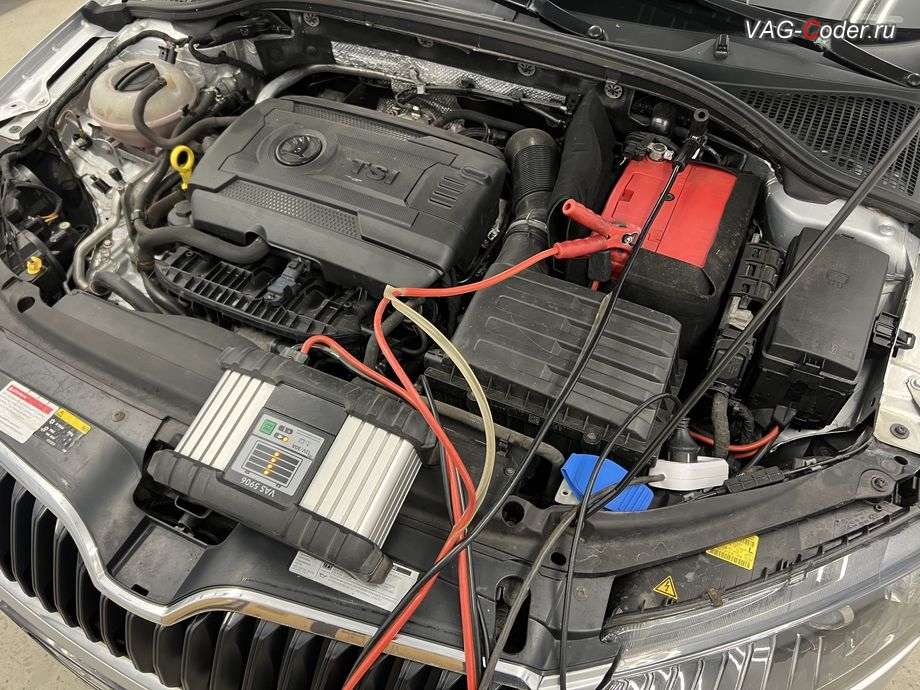 Skoda Octavia A7-2015м/г - в процессе выполнения работ по чип-тюнингу, обновление устаревшей прошивки блока управления двигателя до самой последней и актуальной заводской версии, обновление устаревшей прошивки блока управления двигателя до самой последней и актуальной заводской версии, чип-тюнинг двигателя 1,8TSI(CJSB) до 245 л.с. и 380 Нм, и чип-тюнинг автоматической коробки передач DSG6 (DQ250 MQB) от PetranVAG Tuned на Шкода Октавия А7 в VAG-Coder.ru в Ростове-на-Дону