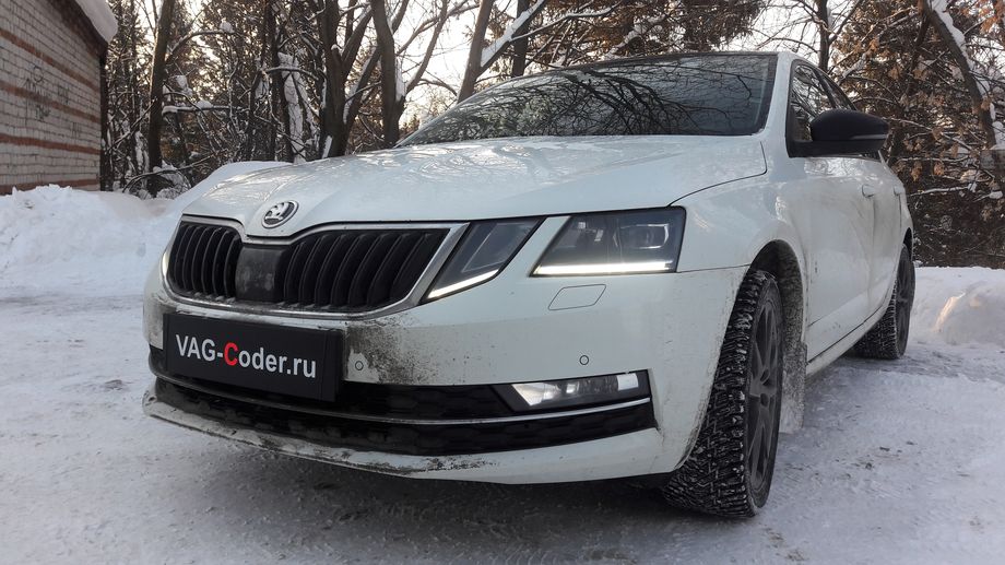 Skoda Octavia A7 FL-1,4TSI-DSG7-2018м/г - активация и кодирование пакета скрытых заводских функций и чип-тюнинг автоматической коробки передач DSG7(DQ200-MQB) от PetranVAG Tuned на Шкода Октавия А7 ФЛ в VAG-Coder.ru в Перми