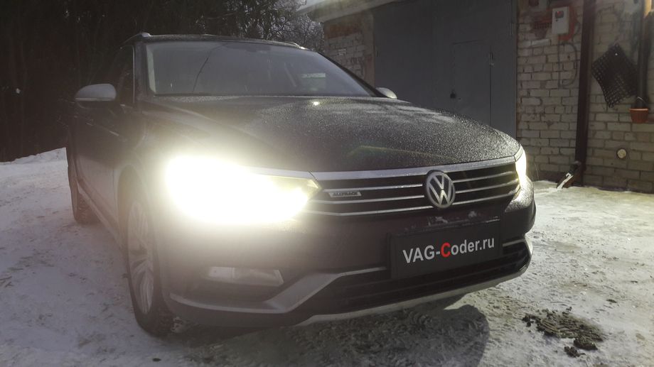 VW Passat B8 Alltrack-2,0TSI(CHHB)-4х4-DSG7-2018м/г - комплексные работы по чип-тюнингу двигателя 2,0TSI(CHHB) до 290 л.с и 440 Нм и автоматической коробки передач SG7(DQ500) от PetranVAG Tuned на Фольксваген Пассат Б8 Алтрек в VAG-Coder.ru в Перми