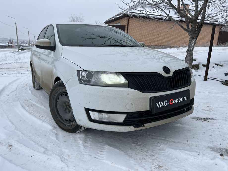 Skoda Rapid FL-1,6MPI(CWVB)-МКП5-2019м/г - обновление устаревшей прошивки блока управления двигателя, чип-тюнинг двигателя 1,6MPI(CWVB) до 125 л.с и 175 Нм от PetranVAG Tuned, активация и кодирование пакета скрытых заводских функций на Шкода Рапид ФЛ в VAG-Coder.ru в Ростове-на-Дону