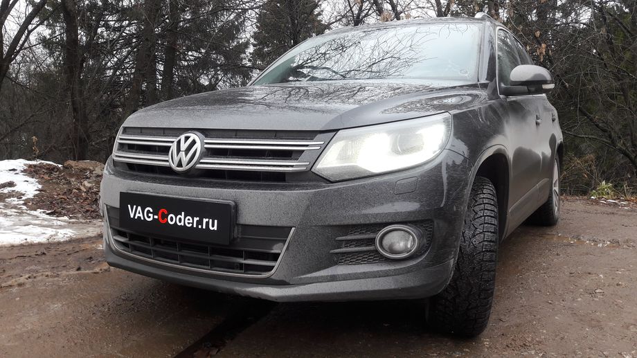 VW Tiguan-2,0TSI(CAWA)-4х4-АКПП6-2015м/г - обновление устаревшей прошивки двигателя до самой последней и актуальной заводской версии прошивки с отображением температура масла двигателя в панели приборов и чип-тюнинг двигателя 2,0TSI(CAWA) до 240 л.с. и 380 Нм от PetranVAG Tuned на Фольксваген Тигуан в VAG-Coder.ru в Перми