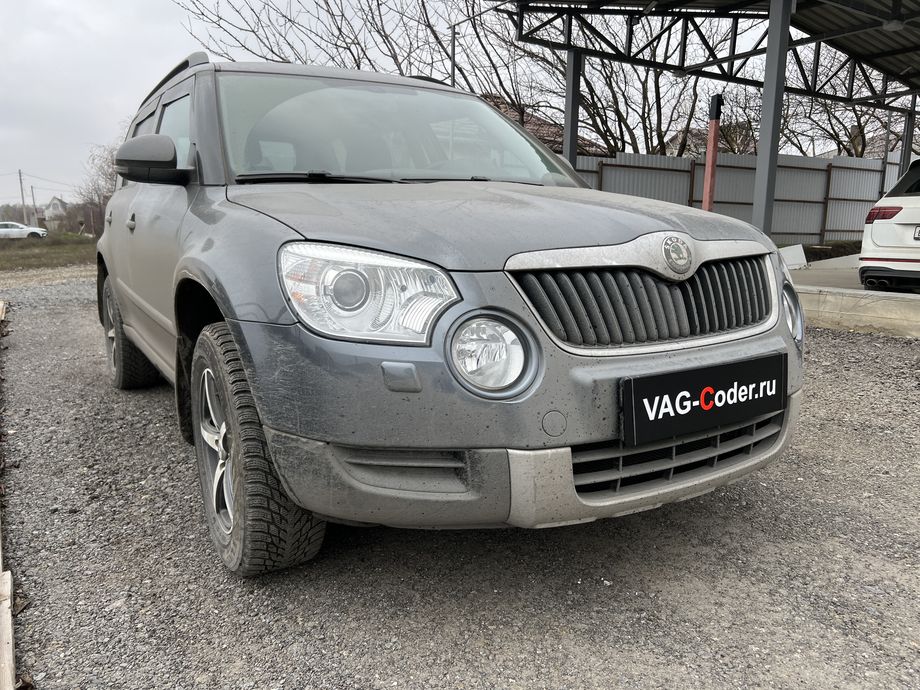 Skoda Yeti-1,8TSI(CDAB)-4х4-DSG6-2013м/г - обновление устаревшей прошивки блока управления двигателя 1,8TSI(CDAB) имеющей сбойное программное обеспечение до самой последней и актуальной заводской версии, чип-тюнинг двигателя 1,8TSI(CDAB) до 210 л.с. и 320 Нм с отображением скорости круиз-контроля (GRA) в панели комбинации приборов GRADisplayOn, и чип-тюнинг автоматической коробки передач DSG6(DQ250) от PetranVAG Tuned на Шкода Йети в VAG-Coder.ru в Ростове-на-Дону