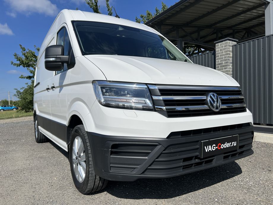 VW Crafter 2-2,0TDI-МКП6-2020м/г - доустановка передних противотуманных фар (ПТФ) на Фольксваген Крафтер 2 в VAG-Coder.ru в Ростове-на-Дону