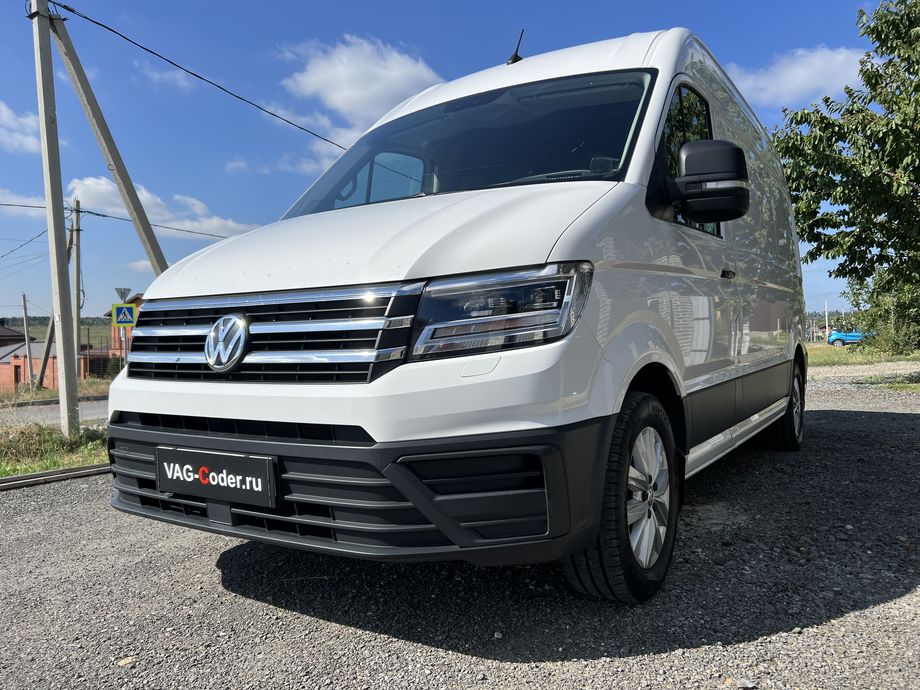 VW Crafter 2-2,0TDI-МКП6-2020м/г - доустановка передних противотуманных фар (ПТФ) на Фольксваген Крафтер 2 в VAG-Coder.ru в Ростове-на-Дону