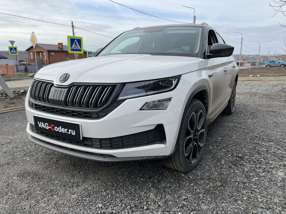 Skoda Kodiaq CN-2,0TSI-4х4-DSG7-2024м/г - русификация цифровой панели комбинации приборов (AID, Active Info Displаy), программное отключение активации аккаунта к онлайн сервисам - отключение входа аккаунта Welcome - Online service with you all the way на магнитоле (Welcome - Online service with you all the way, Welcome - Loading account ..., Allow apps/services suсh as navi/weather/media, etc, to use your vechicle location?, Offline user - account login, Login in now and relax - Volkswagen online service with you all the way - Drive as offline account, Privacy policy), программная активация функции Android Auto пакета функции App-Connect, и активация и кодирование пакета скрытых заводских функций на Шкода Кодиак Китай в VAG-Coder.ru в Ростове-на-Дону