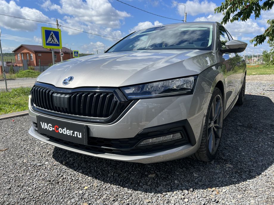 Skoda Octavia A8-1,4TSI-МКП6-2021м/г - программно-аппаратное отключению функции системы Start/Stop с нештатной ОЕМ-магнитолой Teyes на Шкода Октавия А8 в VAG-Coder.ru в Ростове-на-Дону