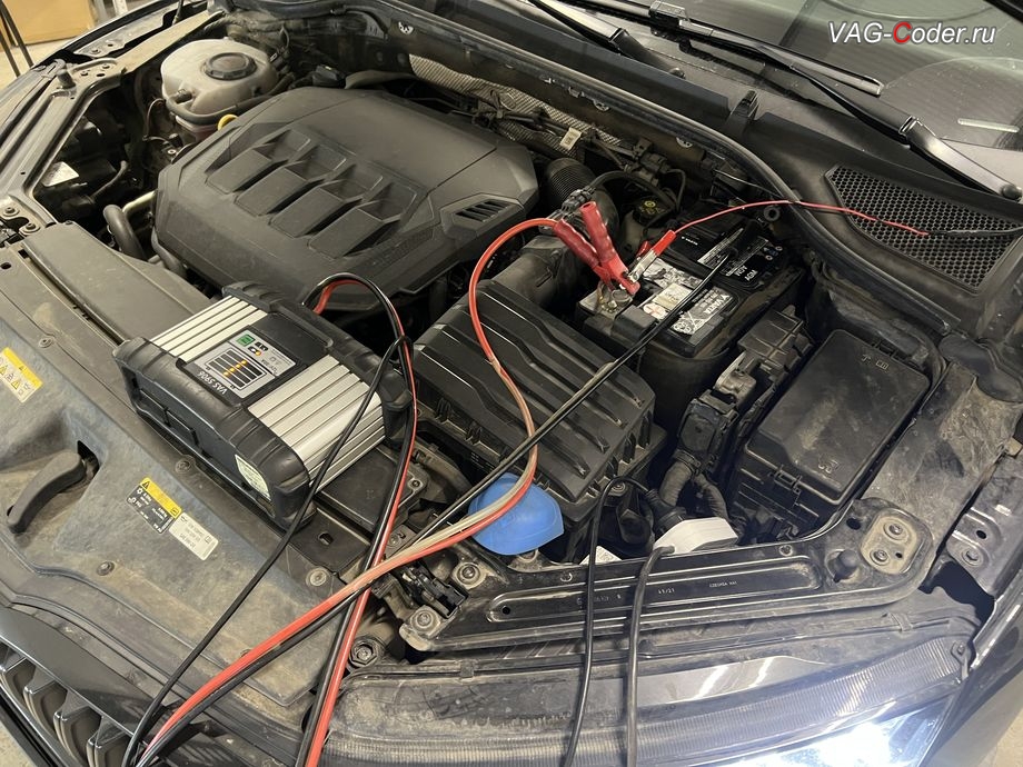 Skoda Octavia A8-2022м/г - в процессе выполнения работ по программной разблокировке компонентов иммобилайзера и адаптации нового заказанного оригинального ключа зажигания, прописка нового заказанного оригинального ключа зажигания на Шкода Октавия А8 в VAG-Coder.ru в Ростове-на-Дону