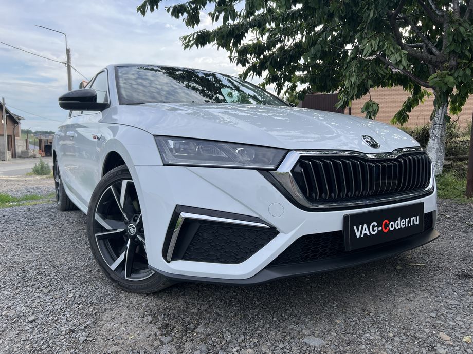 Skoda Octavia A8 Pro-1,4TSI-АКПП8-2025м/г - доустановка и программная активация Ассистента парковочного автопилота PLA (Parking Lot Assistan, 12 Kanal) - Park Assist и Park Dist. Ctr. (PDC, Parking Distance Control) на Шкода Октавия А8 Про в VAG-Coder.ru в Ростове-на-Дону