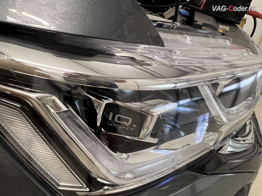 VW Taos USA-2022м/г - замененные фары на европейские LED-фары IQ.Light, кодирование и программная прописка замененных фар на европейские LED-фары IQ.Light на Фольксваген Таос Америка в VAG-Coder.ru в Ростове-на-Дону