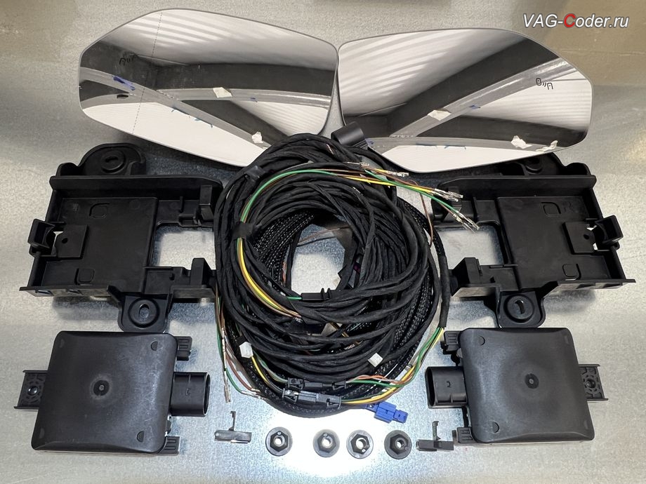 VW Teramont X-2023м/г - комплектующие для доустановки системы Side Assist - Ассистента контроля слепых зон и смены полосы (Side Assist, BSD, Blind Spot Detection) и Ассистента выезда с парковки (Rear Traffic Alert, RTA), доустановка Ассистента контроля слепых зон и смены полосы (Side Assist, BSD, Blind Spot Detection) и Ассистента выезда с парковки (Rear Traffic Alert, RTA) на Фольксваген Терамонт Х в VAG-Coder.ru в Ростове-на-Дону