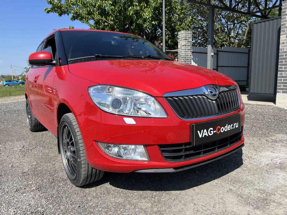 Skoda Fabia 2 FL-1,4TSI(CAXA)-DSG7-2014м/г - обновление устаревшей прошивки блока управления автоматической коробки передач DSG7, и чип-тюнинг автоматической коробки передач DSG7(DQ200) от PetranVAG Tuned с привязкой под сделанный чип-тюнинг двигателя 1,4TSI(CAXA) в другой компании на Шкода Фабия 2 ФЛ в VAG-Coder.ru в Ростове-на-Дону