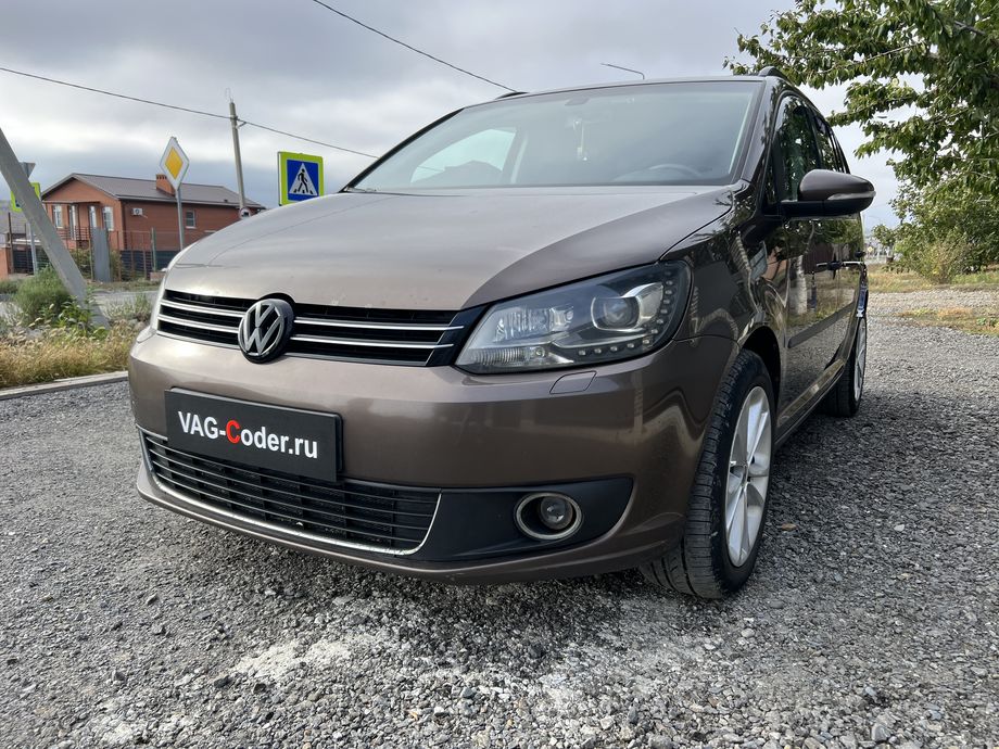 VW Touran-1,4TSI(CTHC)-DSG7-2015м/г - чип-тюнинг двигателя 1,4TSI(CTHC) до 170 л.с. и 310 Нм и чип-тюнинг автоматической коробки передач DSG7 (DQ200) от PetranVAG Tuned на Фольксваген Туран в VAG-Coder.ru в Ростове-на-Дону