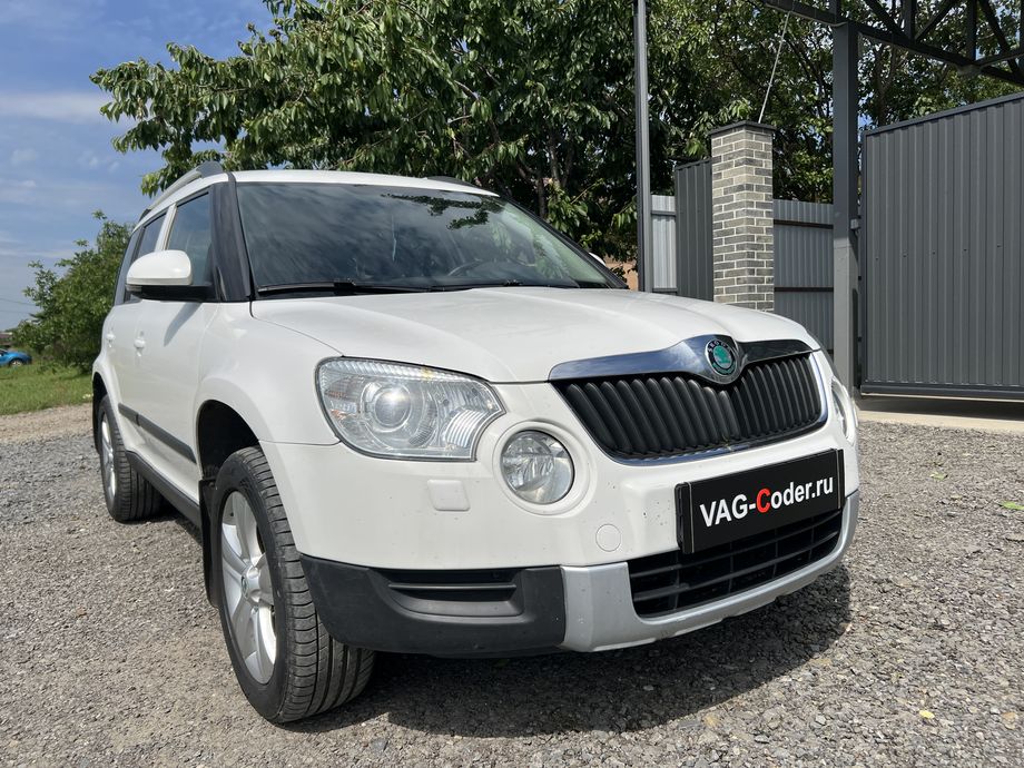 Skoda Yeti-2,0TDI(CLCB)-4х4-DSG6-2013м/г - программное отключение клапана системы EGR (мод EGRoff), программное отключение сажевого фильтра (мод DPFoff), чип-тюнинг двигателя 2,0TDI(CLCB) до 185 л.с. и 410 Нм с отображением скорости круиз-контроля (GRA) в панели комбинации приборов GRADisplayOn, и чип-тюнинг автоматической коробки передач DSG6(DQ250) от PetranVAG Tuned на Шкода Йети в VAG-Coder.ru в Ростове-на-Дону